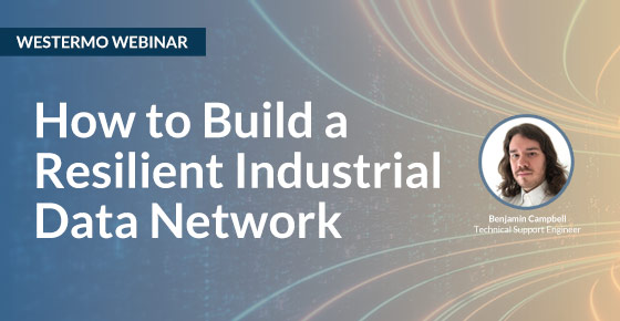 Webinar on how to build a resilient data network.