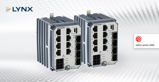 Westermo Lynx 5000-series Industrial Ethernet Switches.