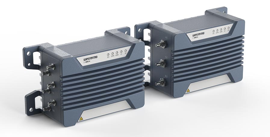 Westermo wireless LTE routers Ibex-RT-330 and Ibex-RT-630.